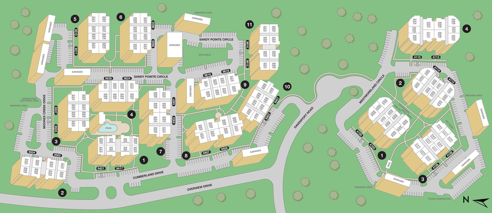Station Square at Cosners Corner Property Sitemap