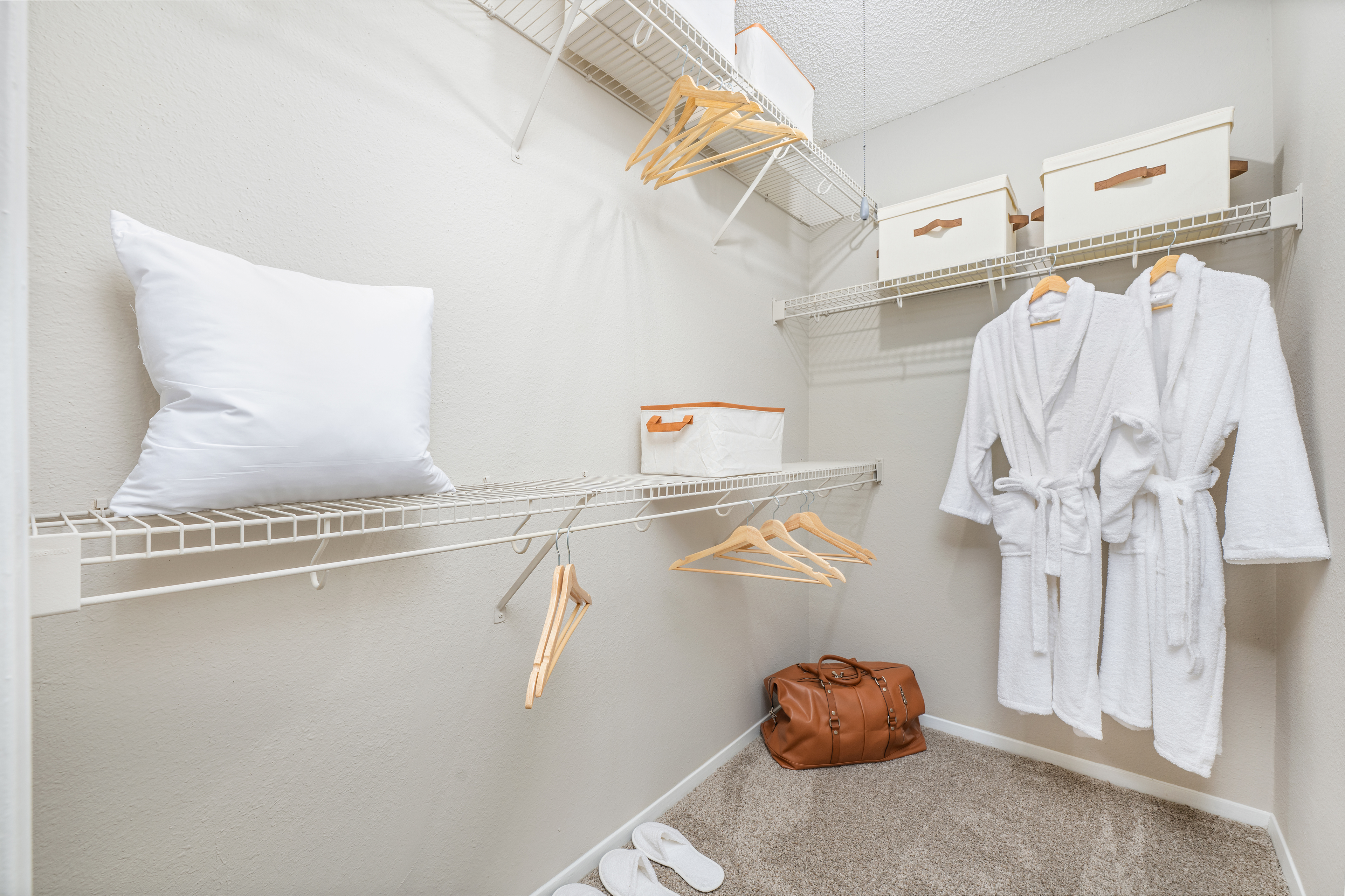 Model - Closet -  at MAA Township luxury apartment homes in Hampton, VA