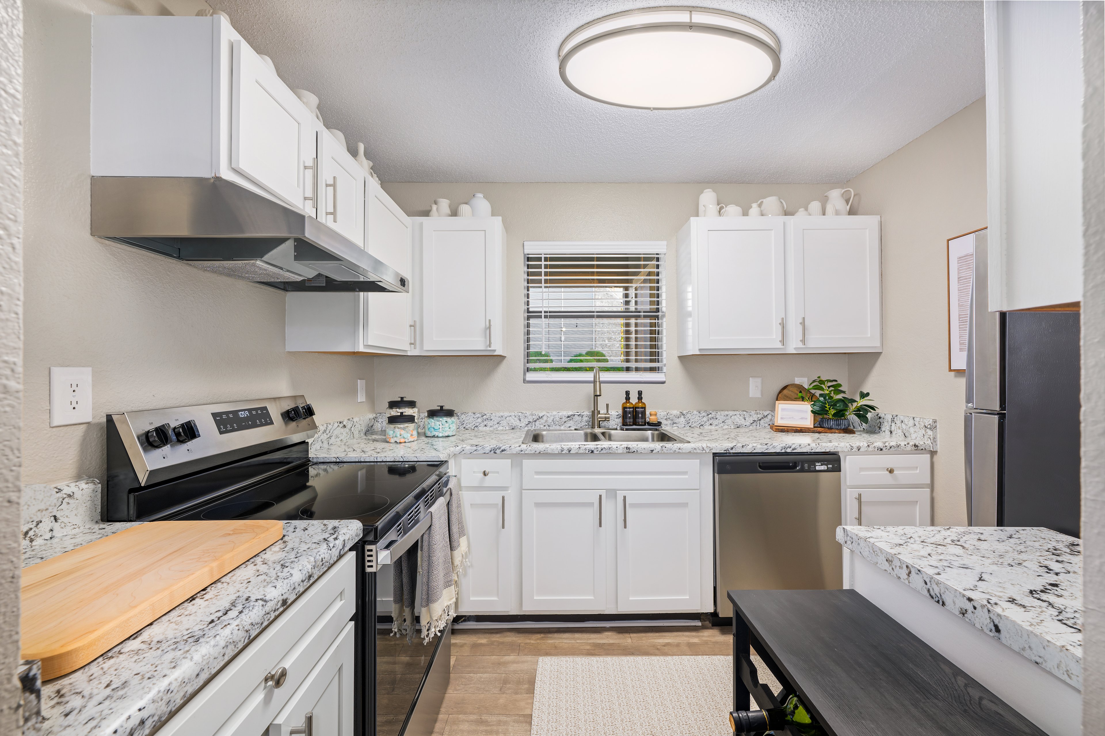 Model - Kitchen - at MAA Township luxury apartment homes in Hampton, VA