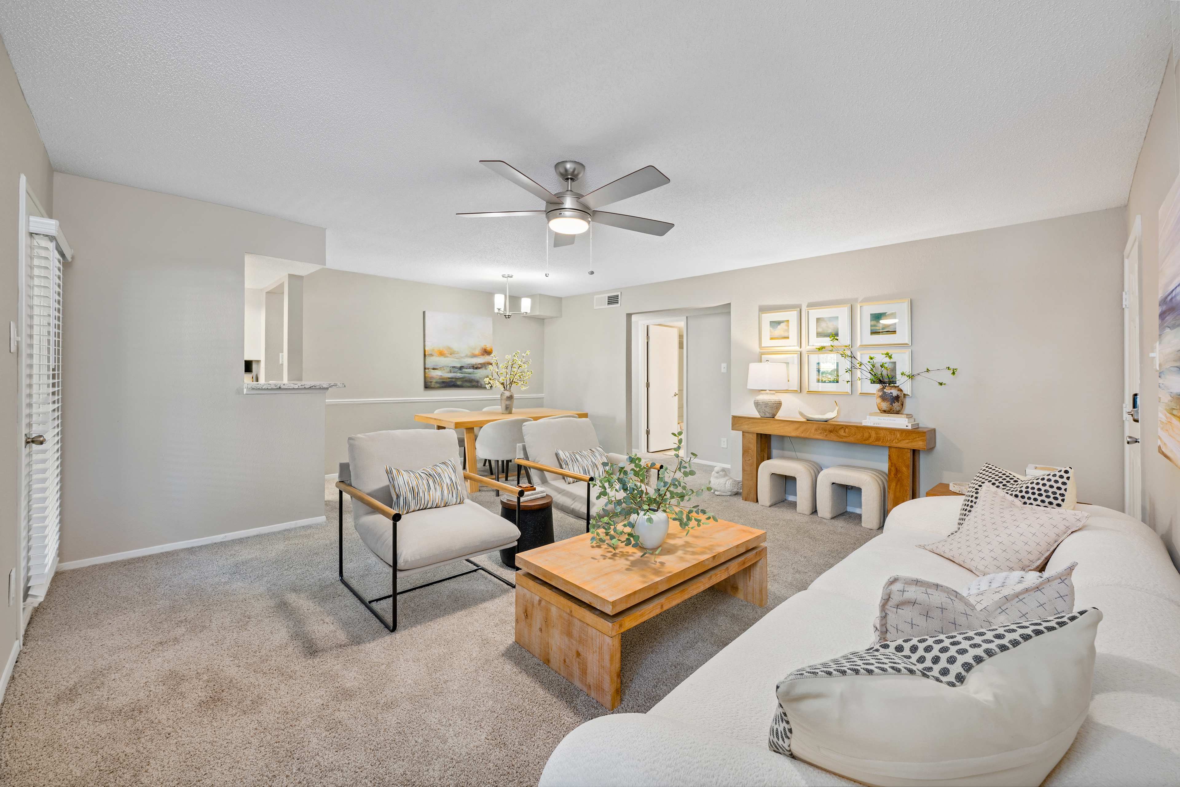 Model - Living room -  at MAA Township luxury apartment homes in Hampton, VA