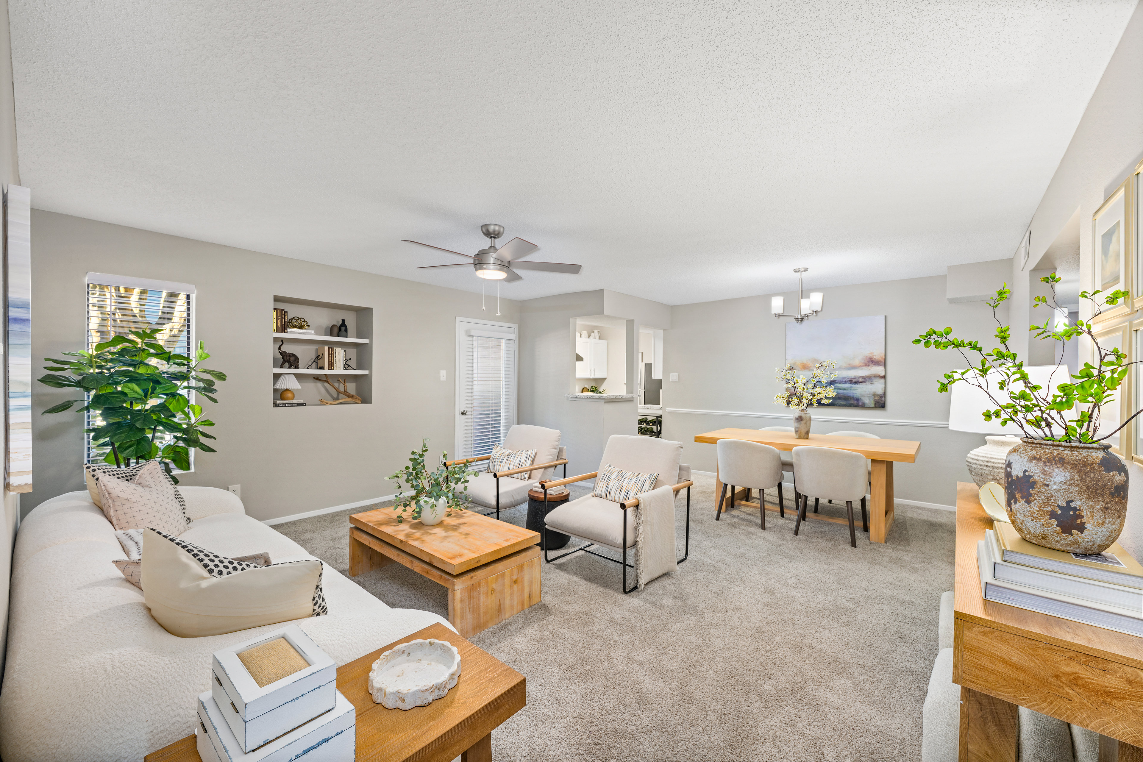 Model - Living room -  at MAA Township luxury apartment homes in Hampton, VA