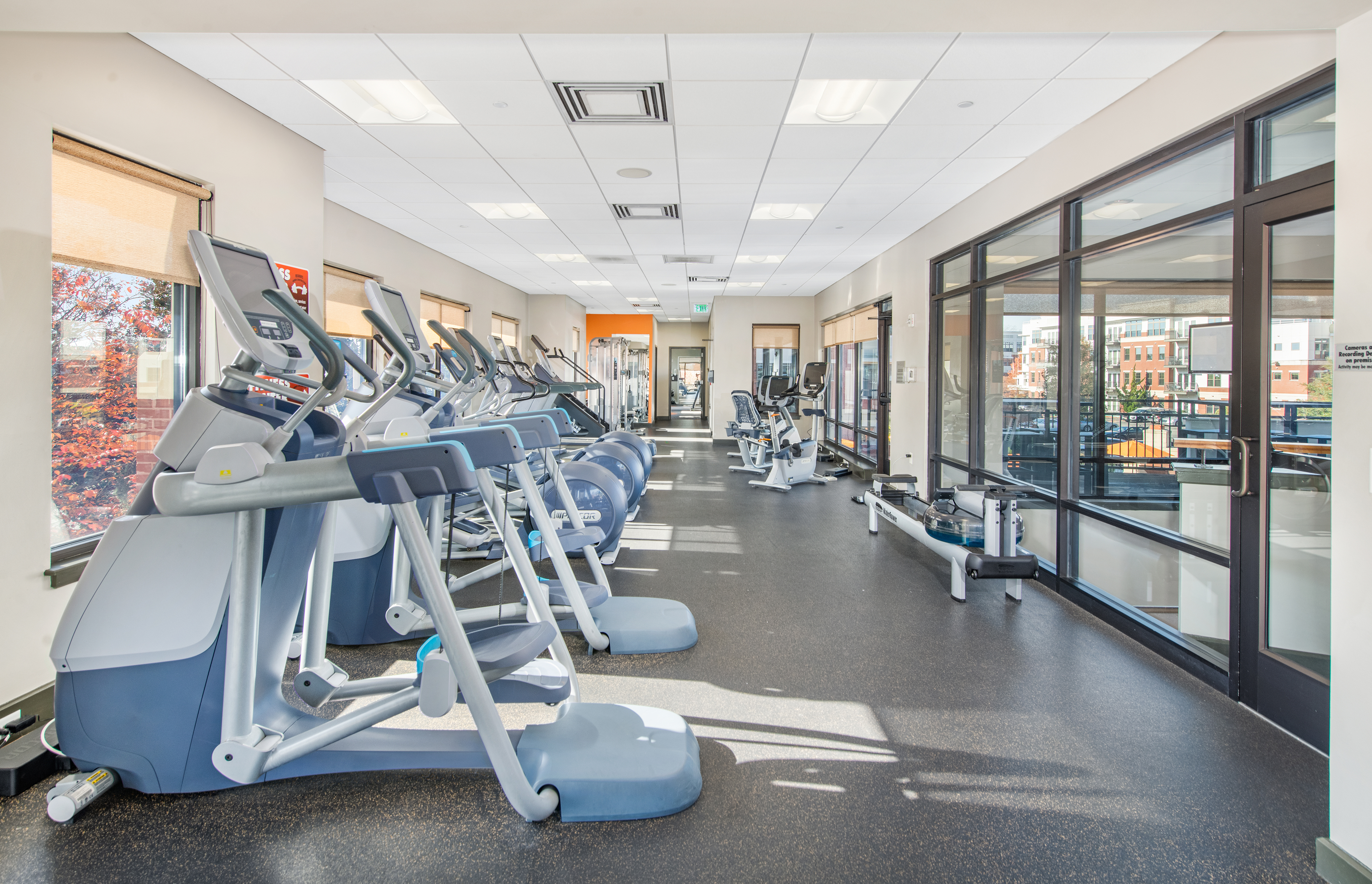 Fitness center at MAA Radius luxury apartment homes in Newport News, VA