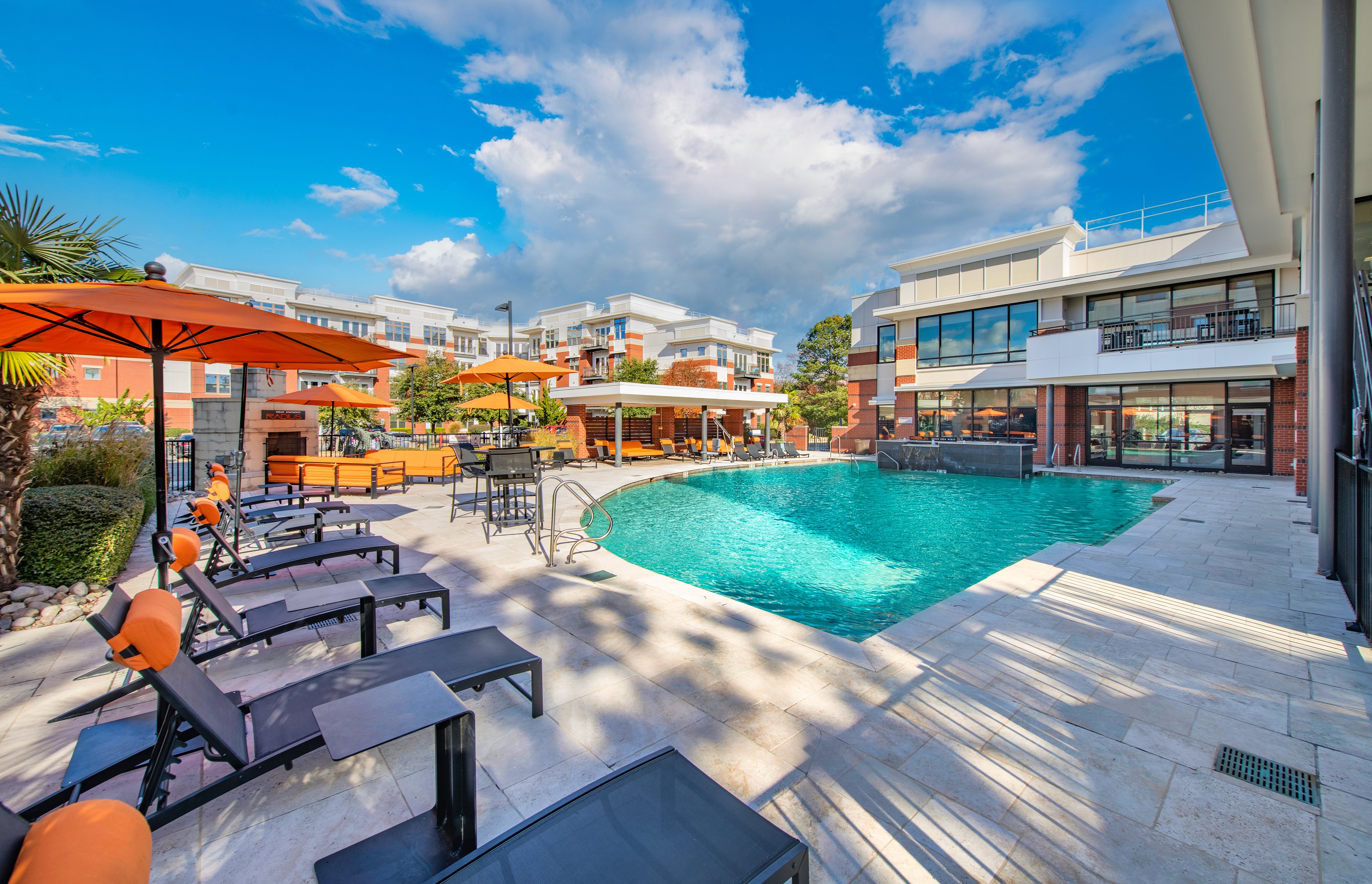 Pool at MAA Radius luxury apartment homes in Newport News, VA