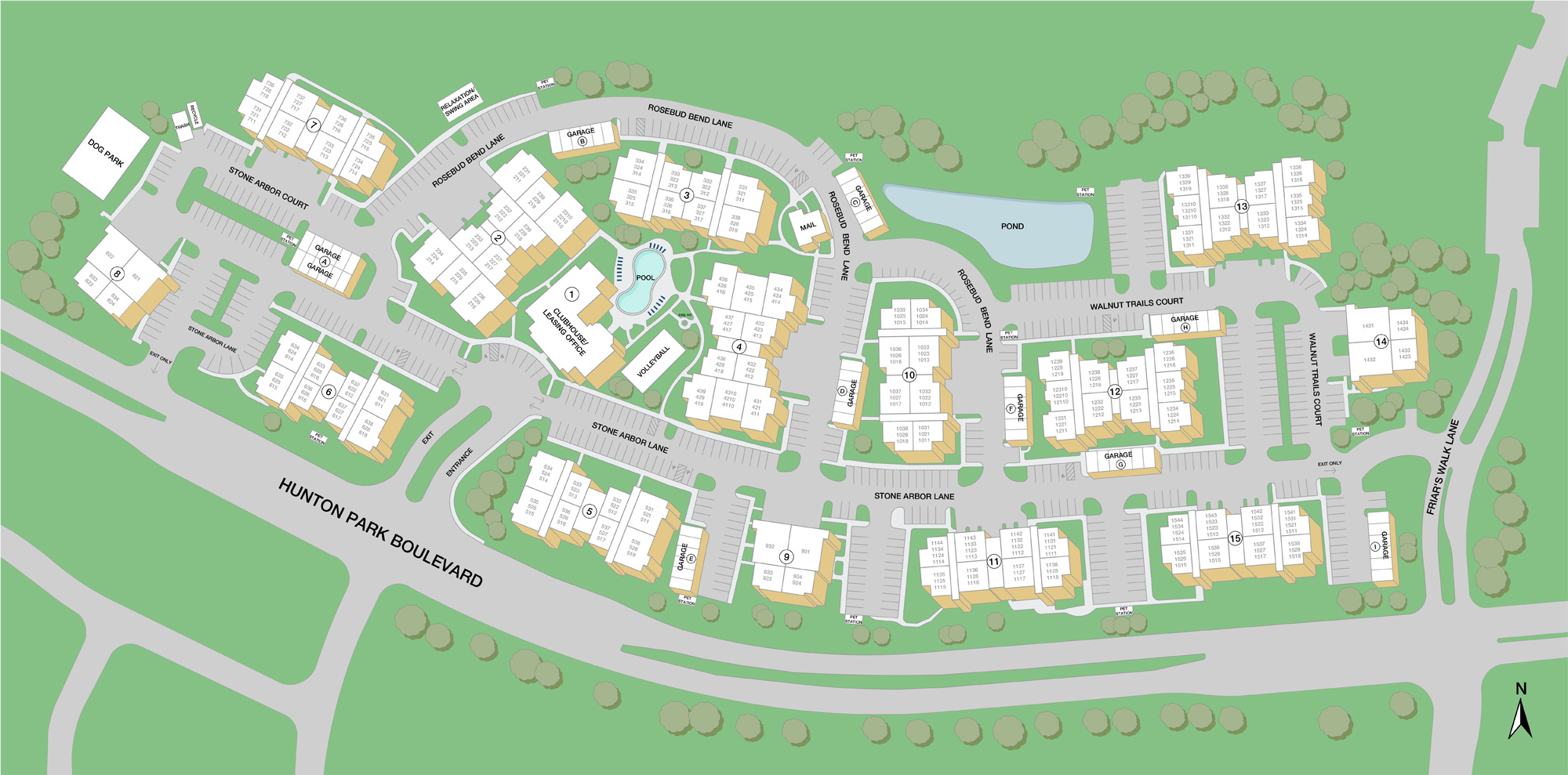Hamptons at Hunton Park Sitemap