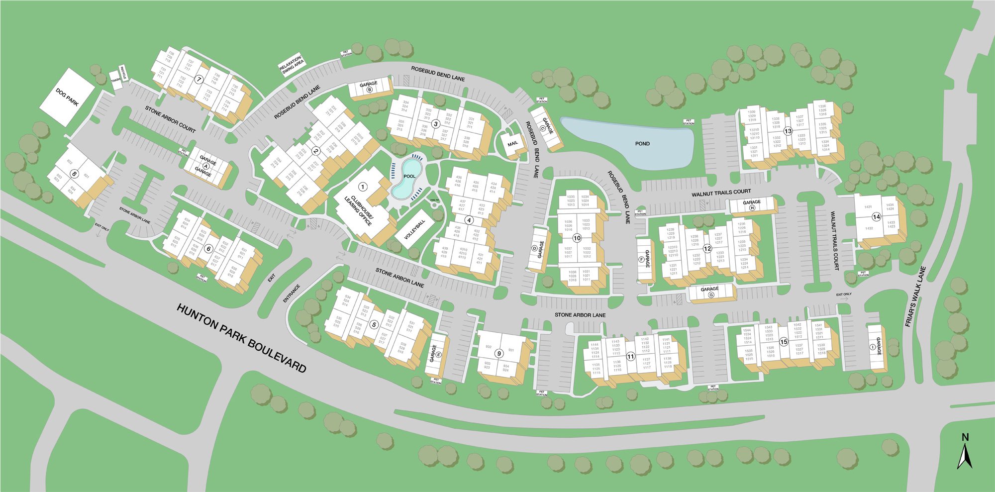 Hamptons at Hunton Park Sitemap