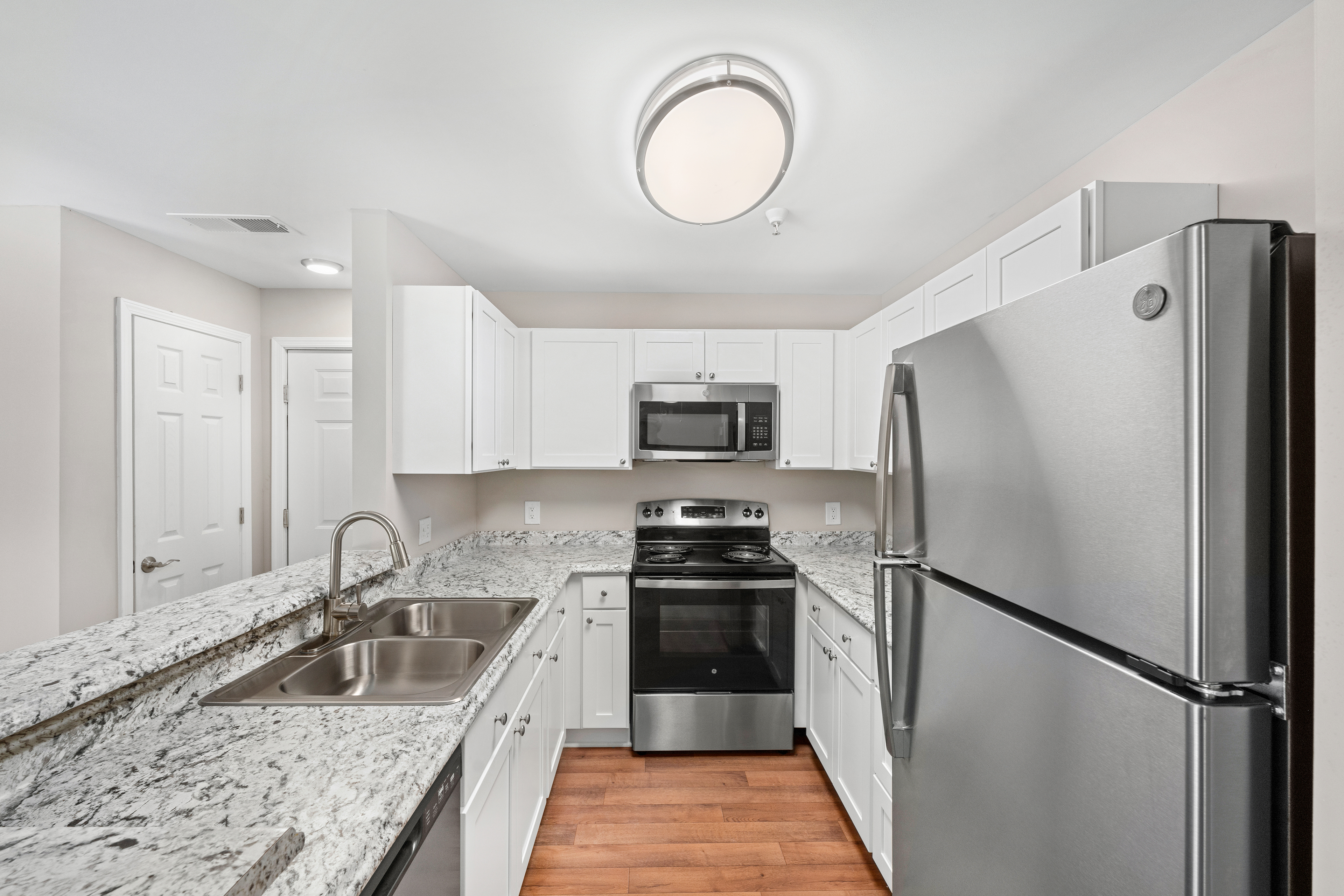 Model - Kitchen -  at MAA Pavilion Place luxury apartment homes in Richmond, VA