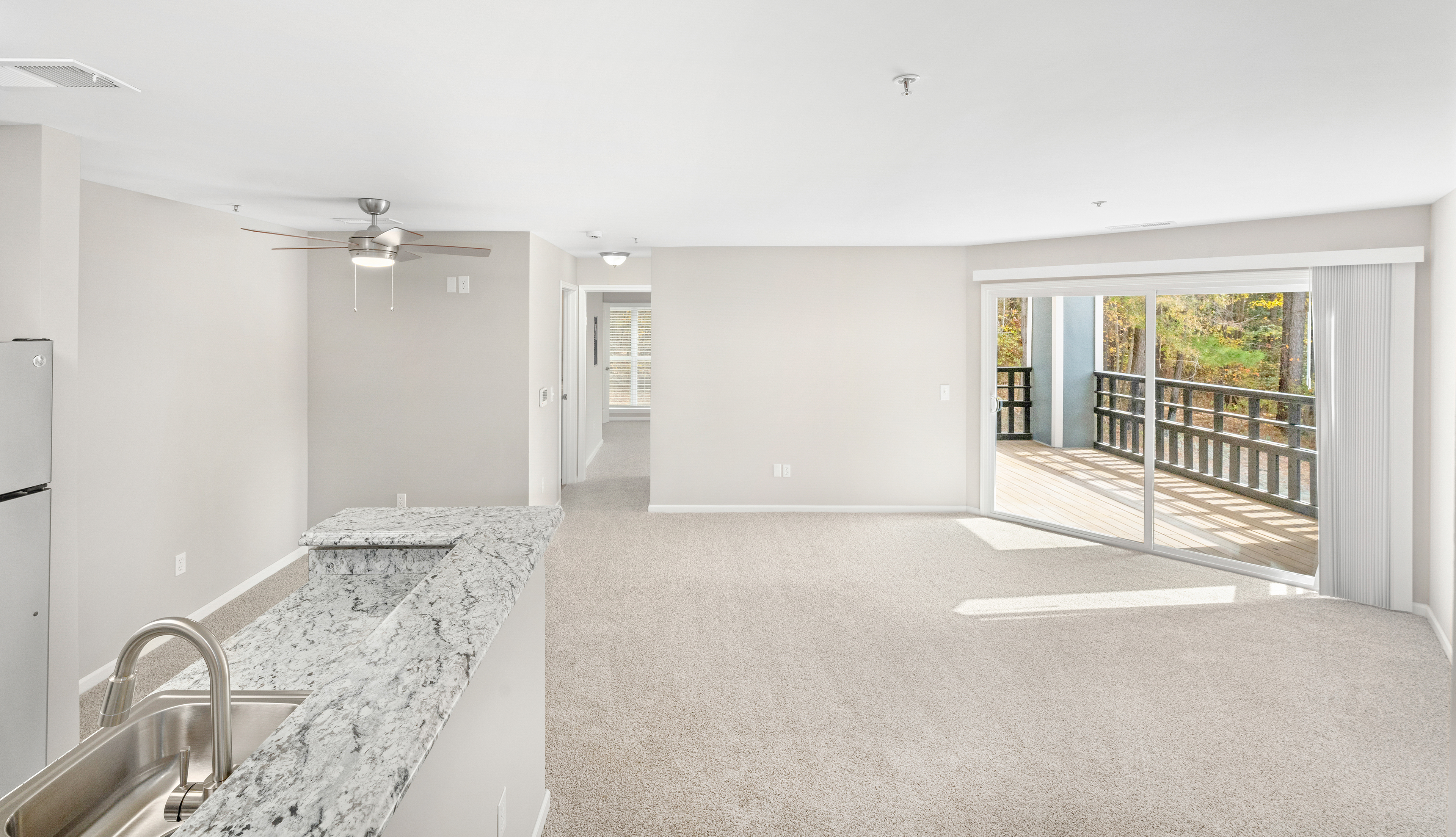 Model - Living room -  at MAA Pavilion Place luxury apartment homes in Richmond, VA