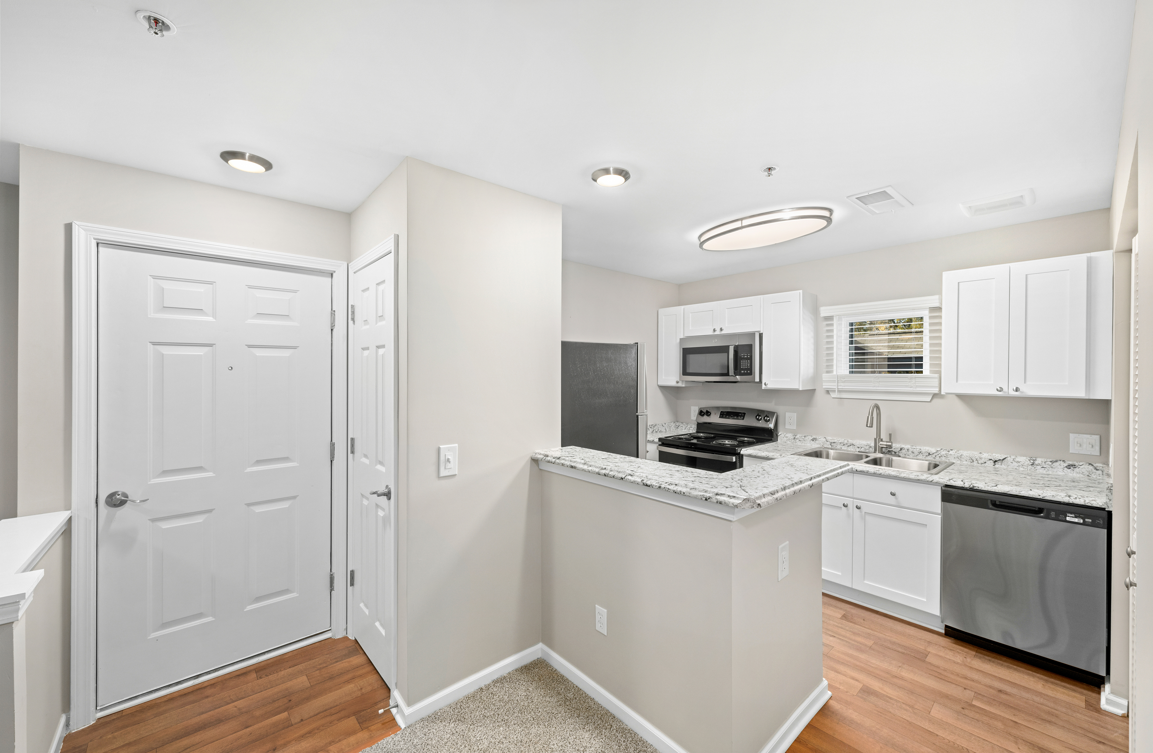 Model - Kitchen -  at MAA Pavilion Place luxury apartment homes in Richmond, VA