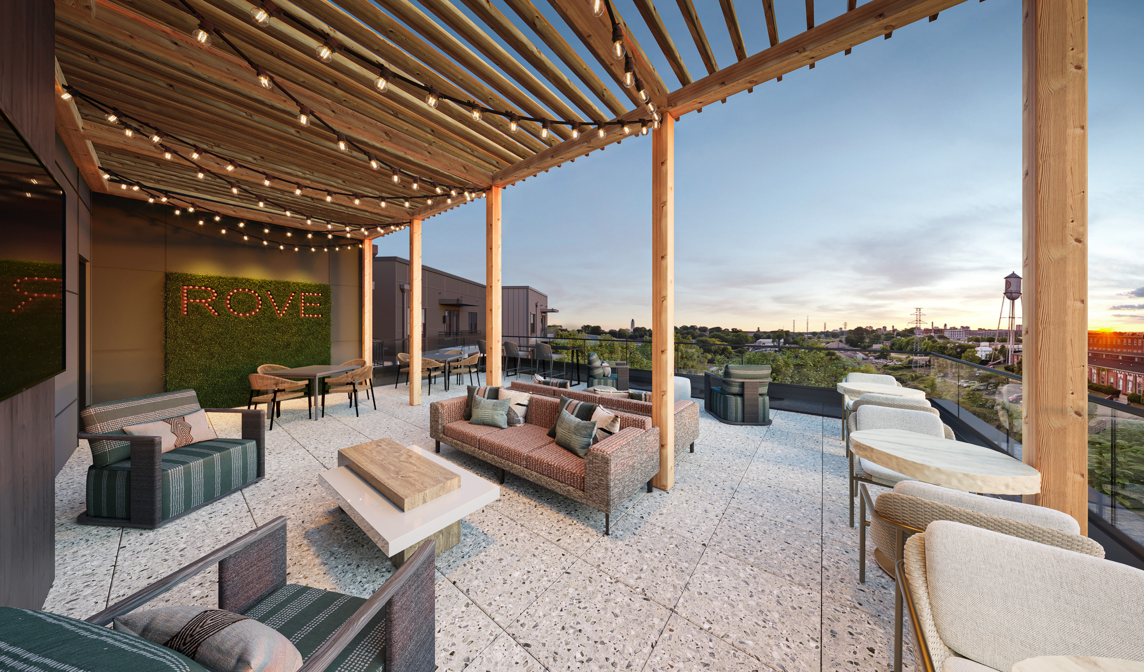 Sky deck at MAA Rove luxury apartment homes in Richmond, VA