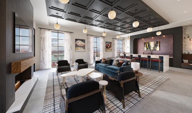 Sky deck at MAA Rove luxury apartment homes in Richmond, VA