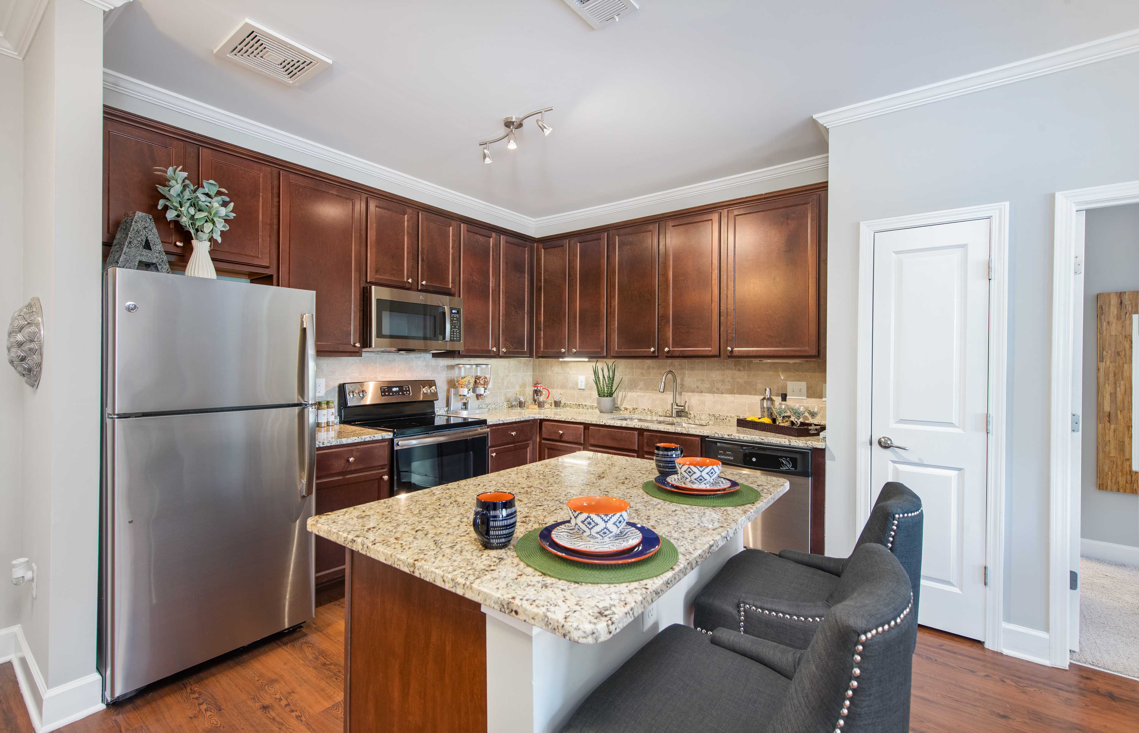 Kitchen at MAA West Creek luxury apartment homes in Richmond, VA