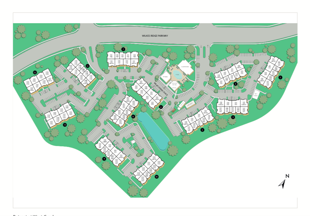 MAA West Creek property map