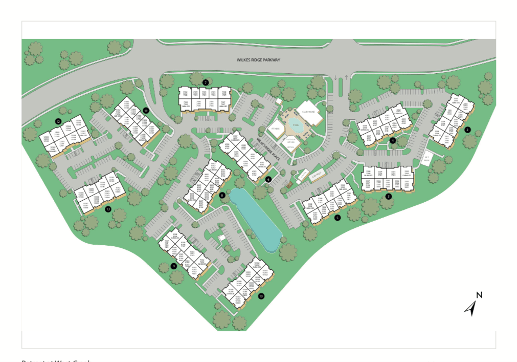 MAA West Creek property map