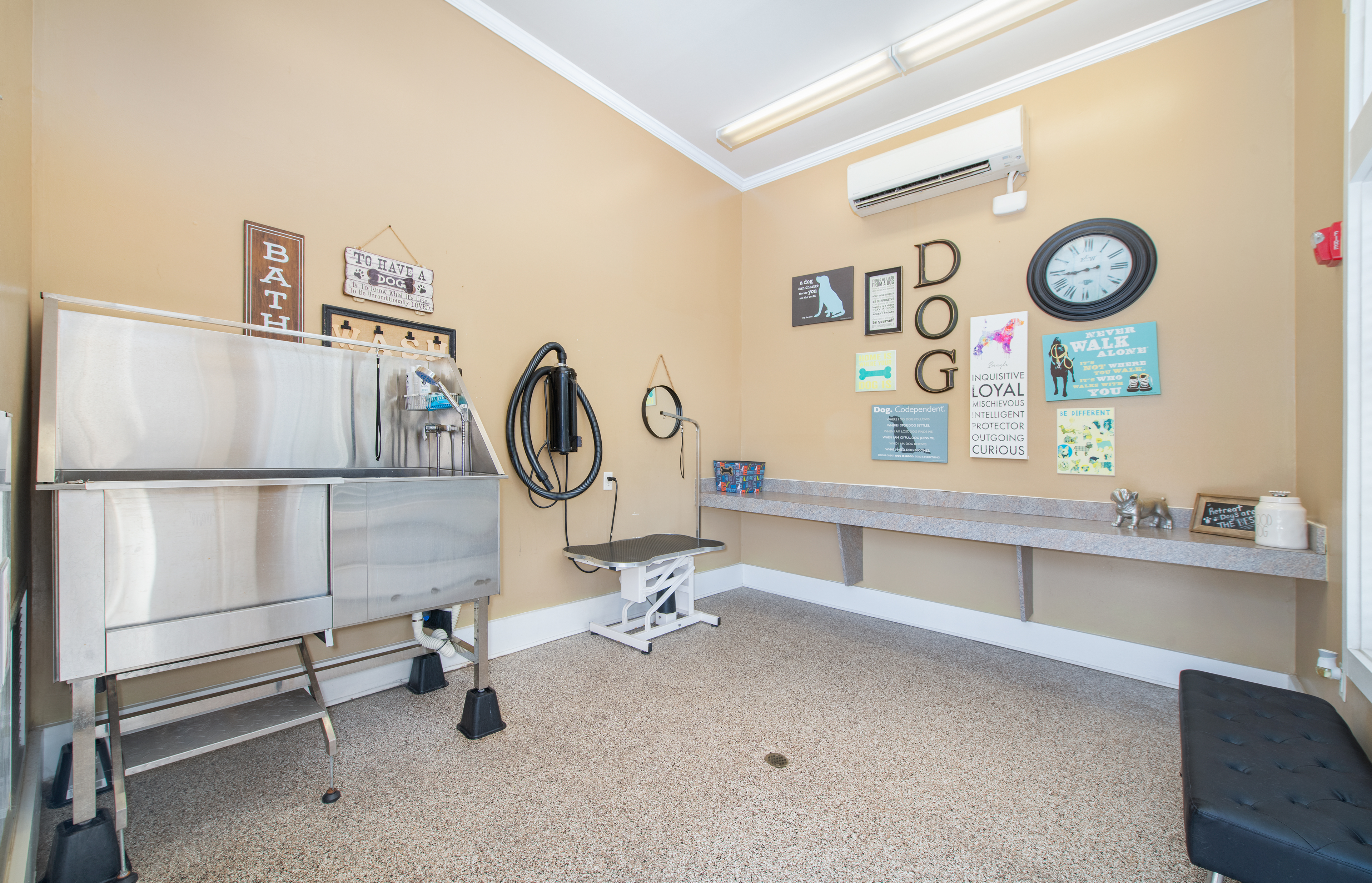Dog wash at MAA West Creek luxury apartment homes in Richmond, VA