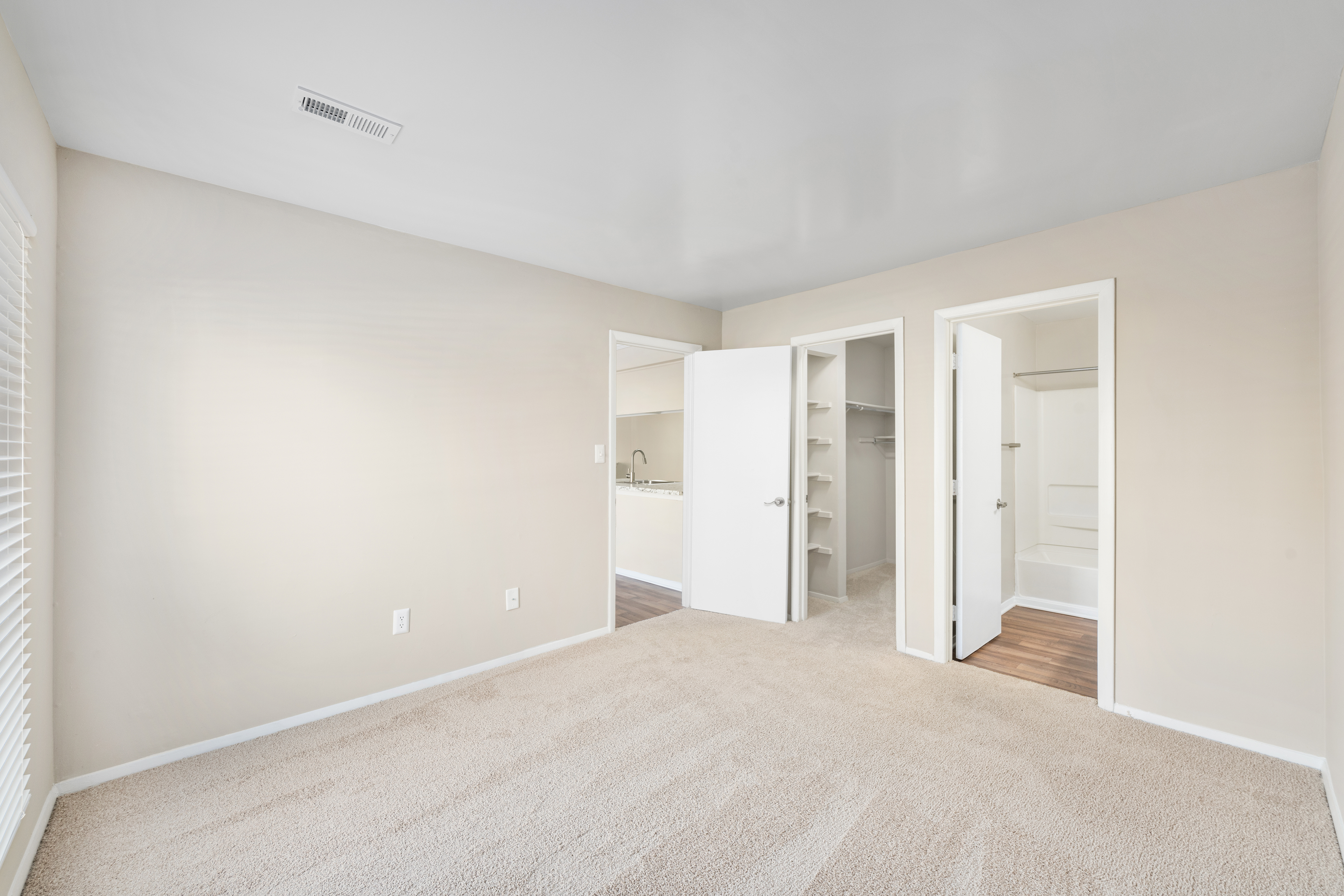 Bedroom at MAA West End luxury apartment homes in Glen Allen, VA