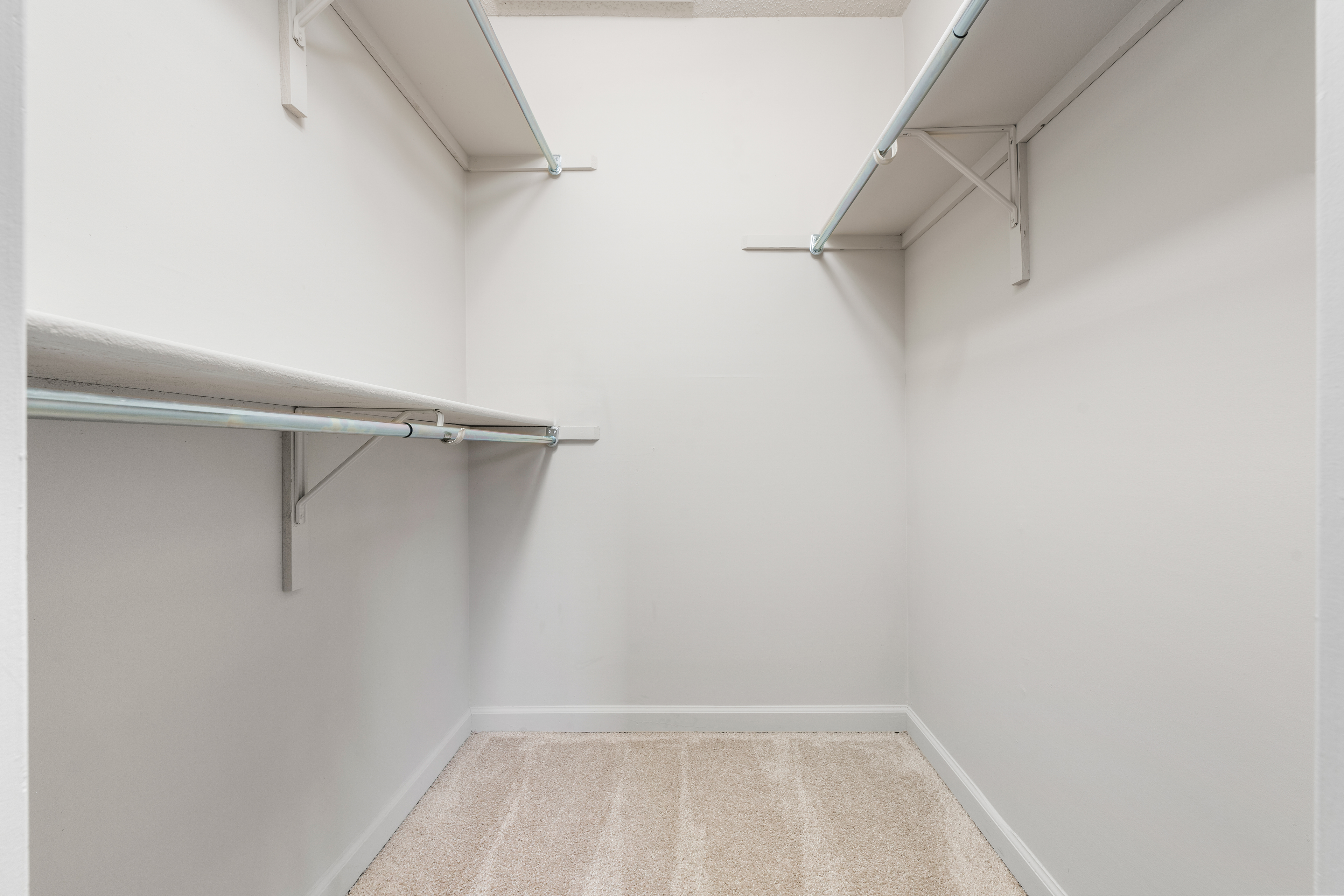 Closet at MAA West End luxury apartment homes in Glen Allen, VA