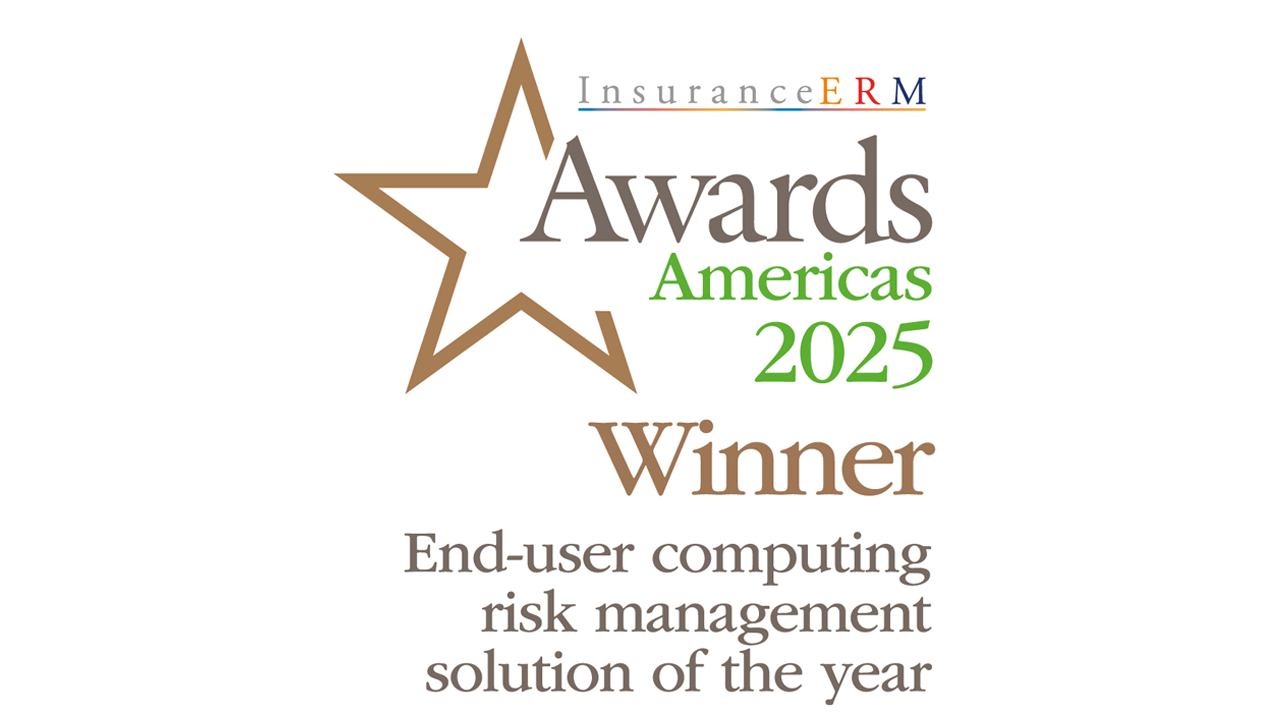 InsuranceERM Awards Americas 2025: Winner, End-user computing risk management solution of the year