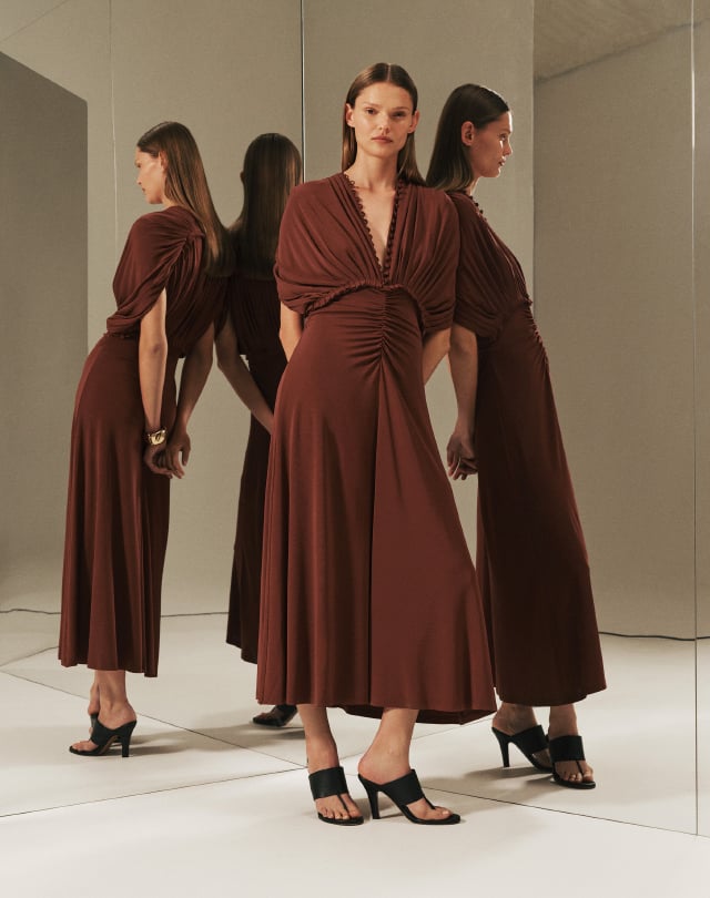 Man walking to a marooned boat