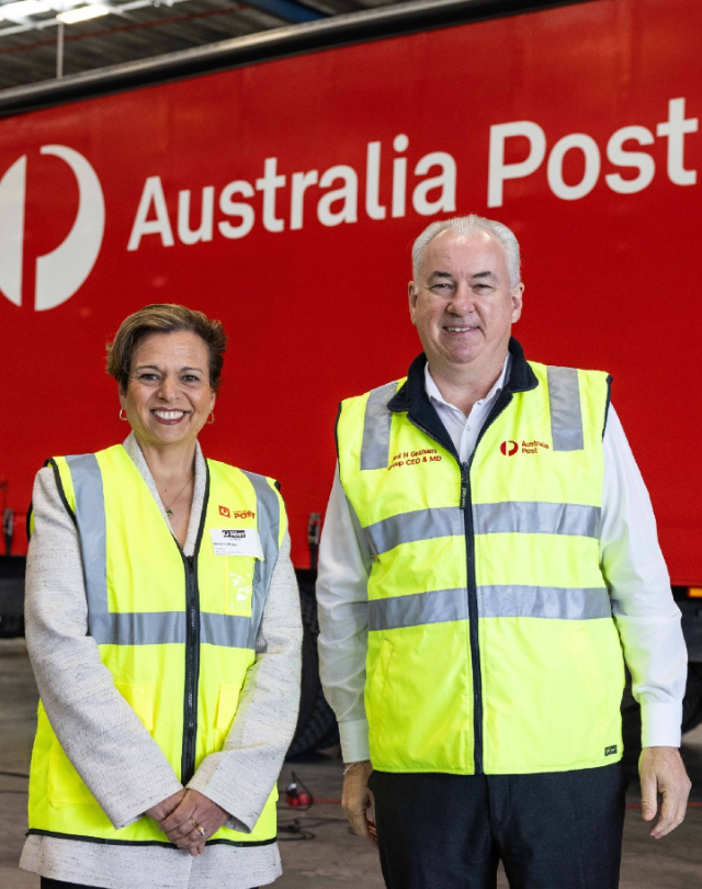 Man walking to a marooned boat