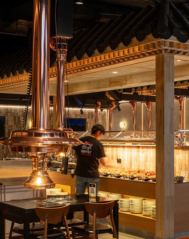Man walking to a marooned boat