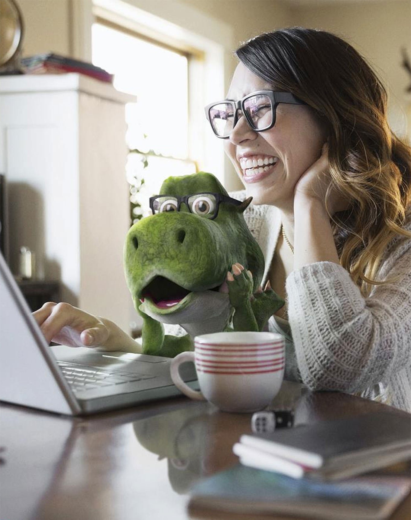 Man walking to a marooned boat