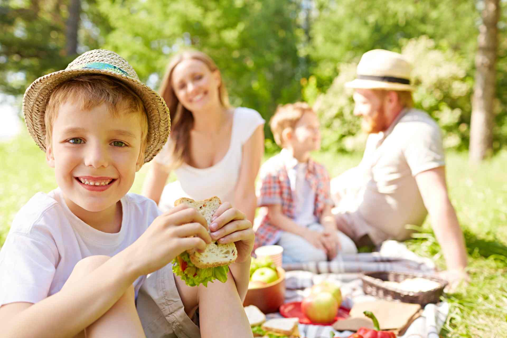School holidays picnic with the kids at Zetland