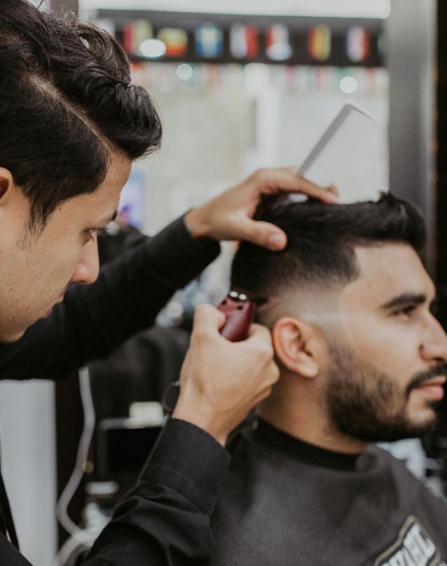 Man walking to a marooned boat