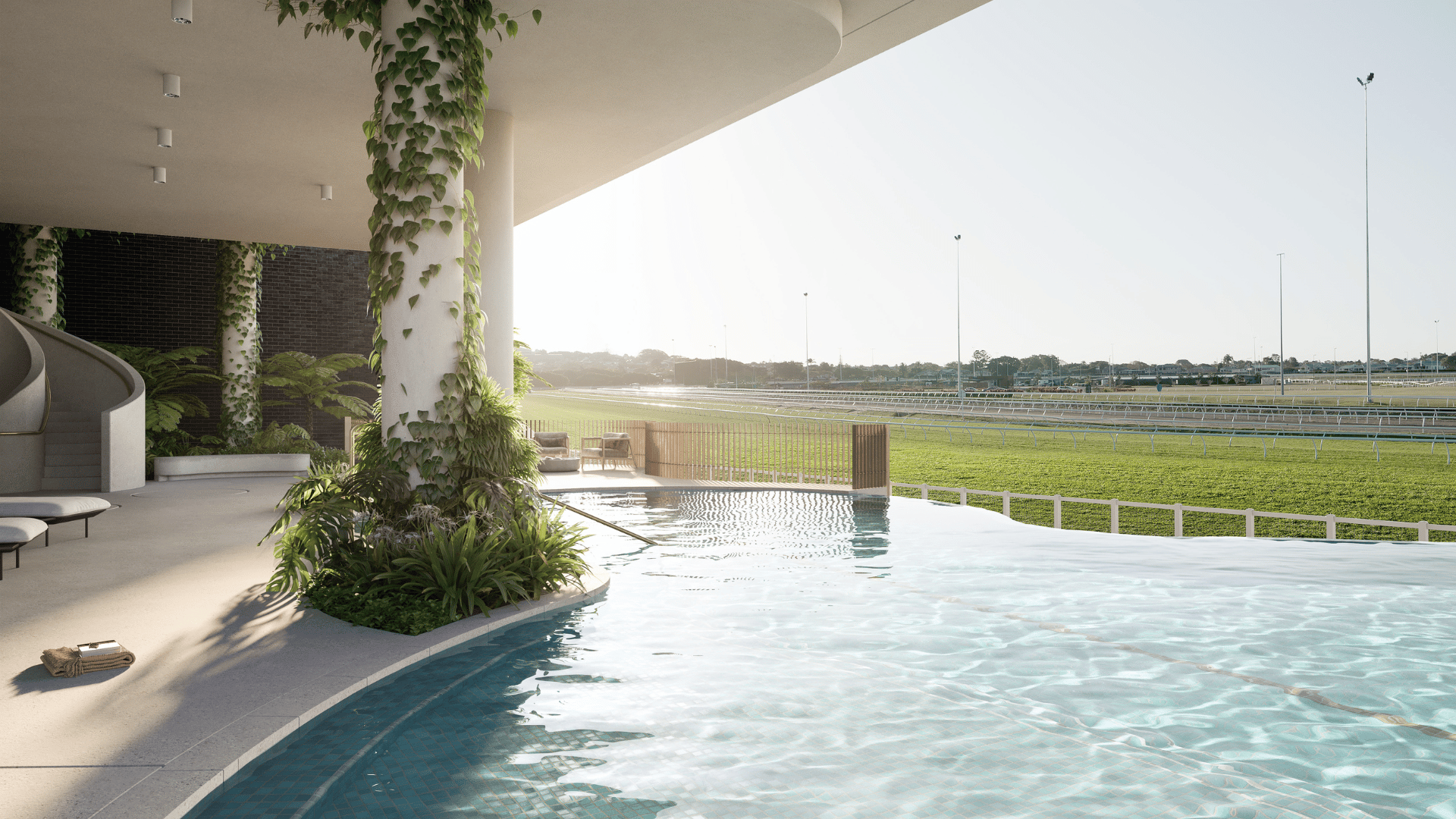 Charlton House Pool Render
