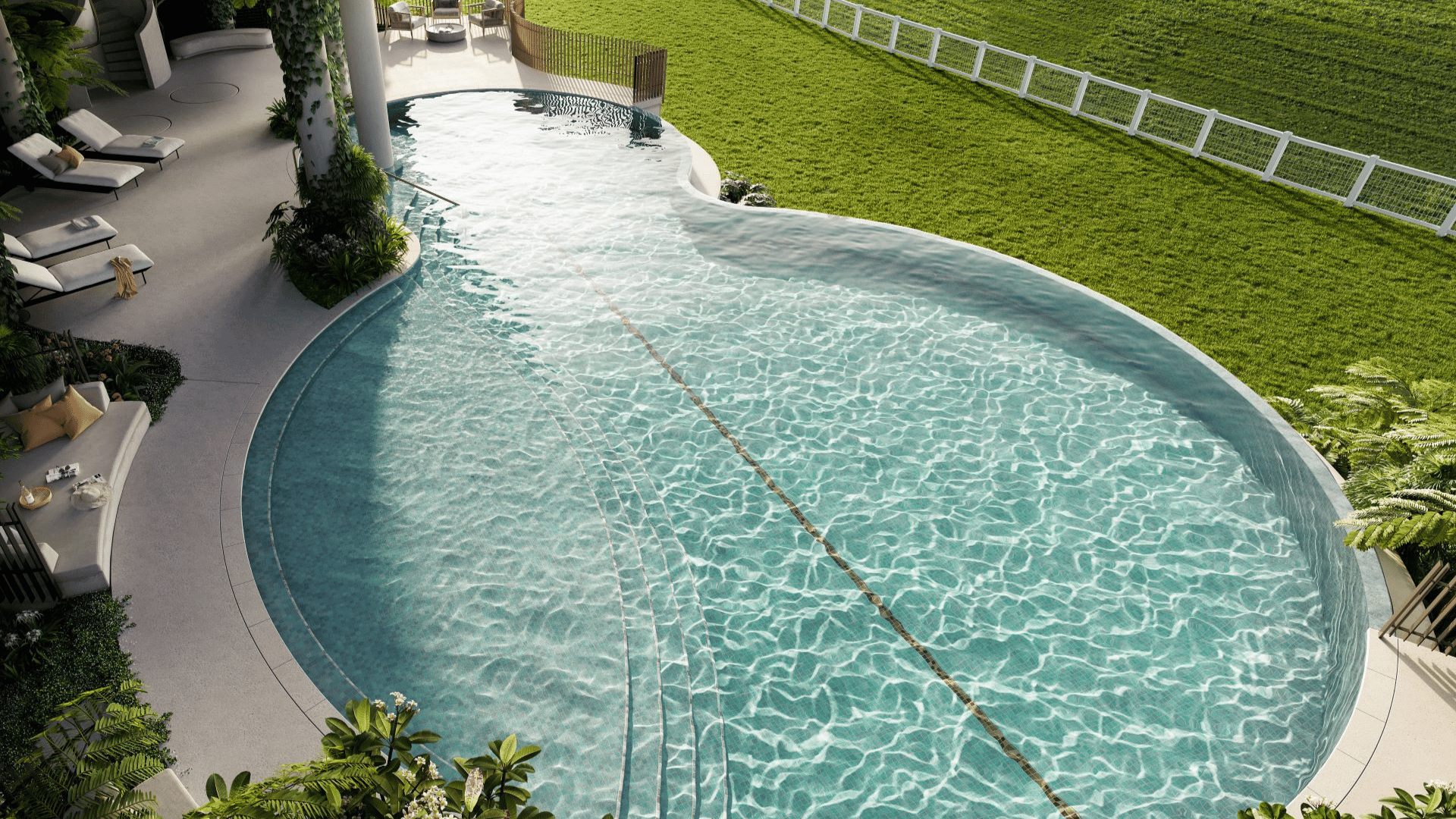 Charlton House Pool Render