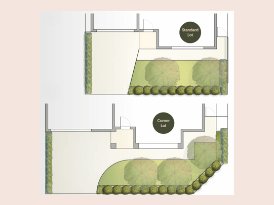 Simple greenery garden design