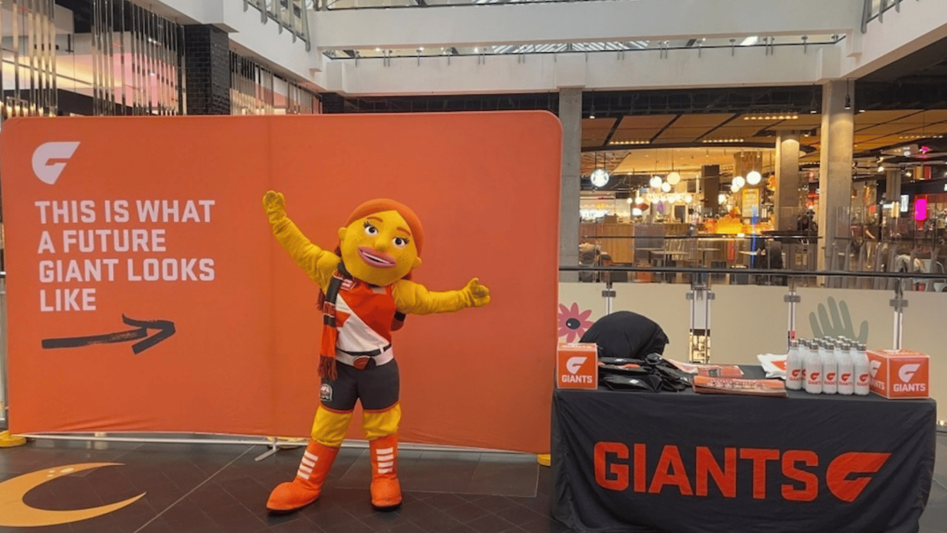 The GIANTS at Broadway Sydney Shopping Centre