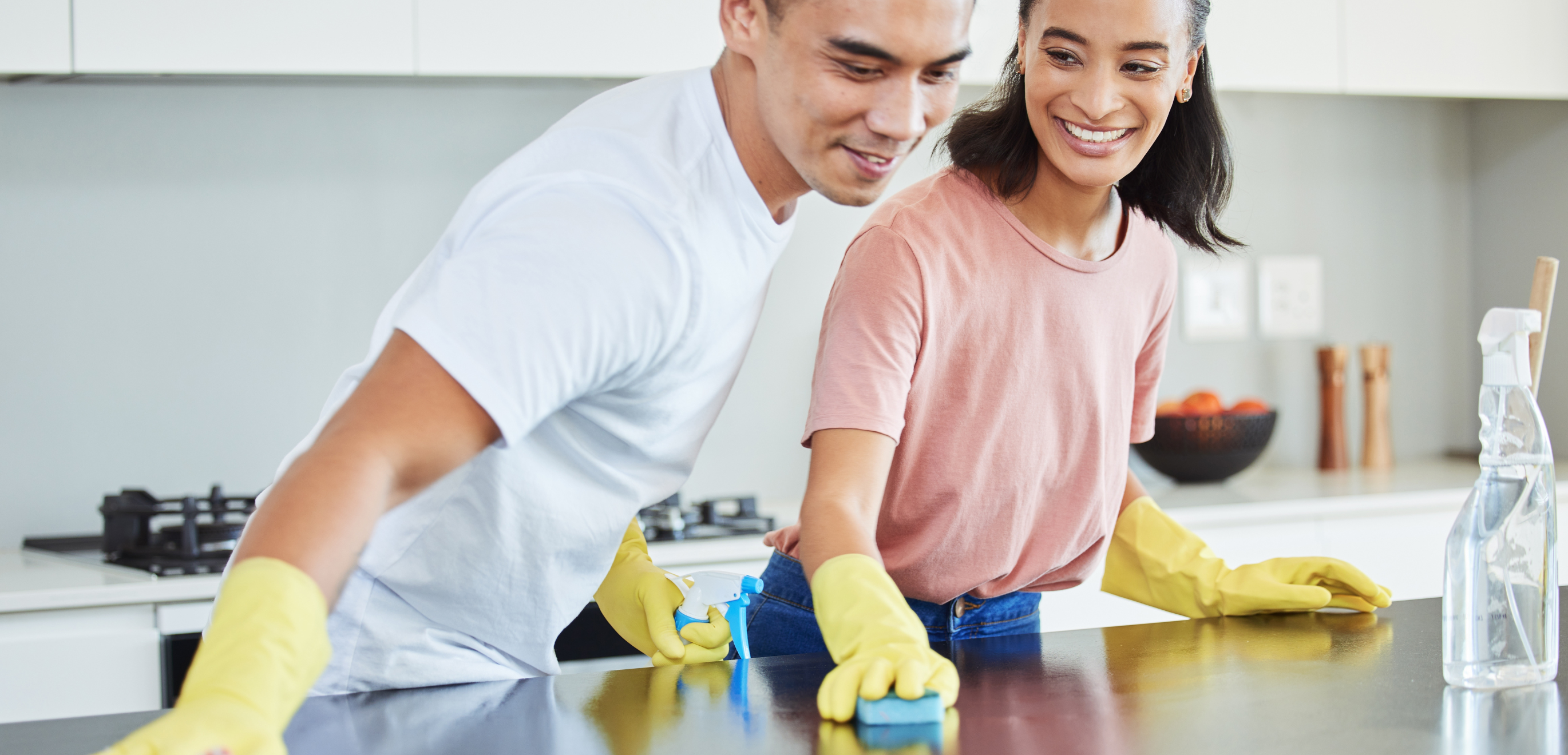 Students Cleaning