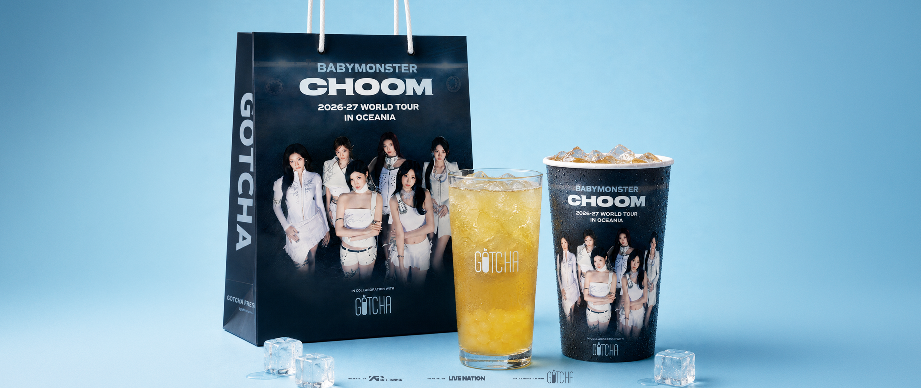 Gotcha Fresh Tea | Sugar Honey Ice Tea to celebrate BABYMONSTER