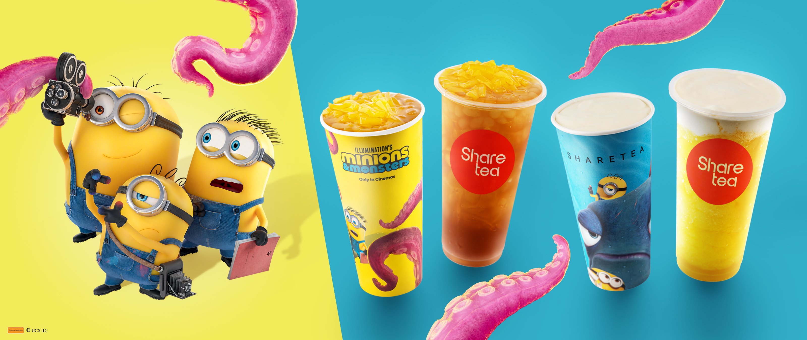 Sharetea: Minions & Monsters x Sharetea