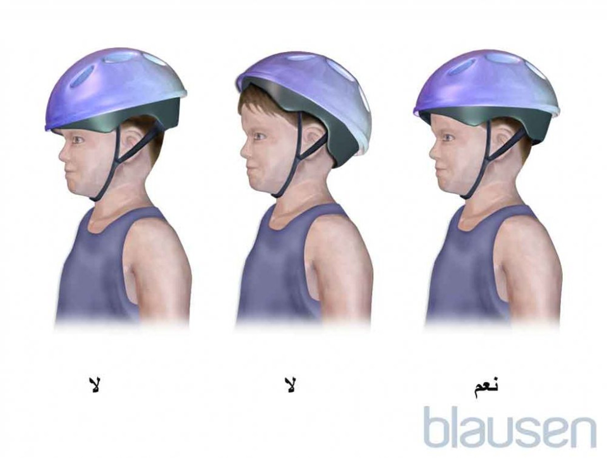 الطريقة الصحيحة لارتداء خوذة الدراجة عند الطفل