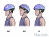 Posizionamento corretto del casco da bicicletta per bambini