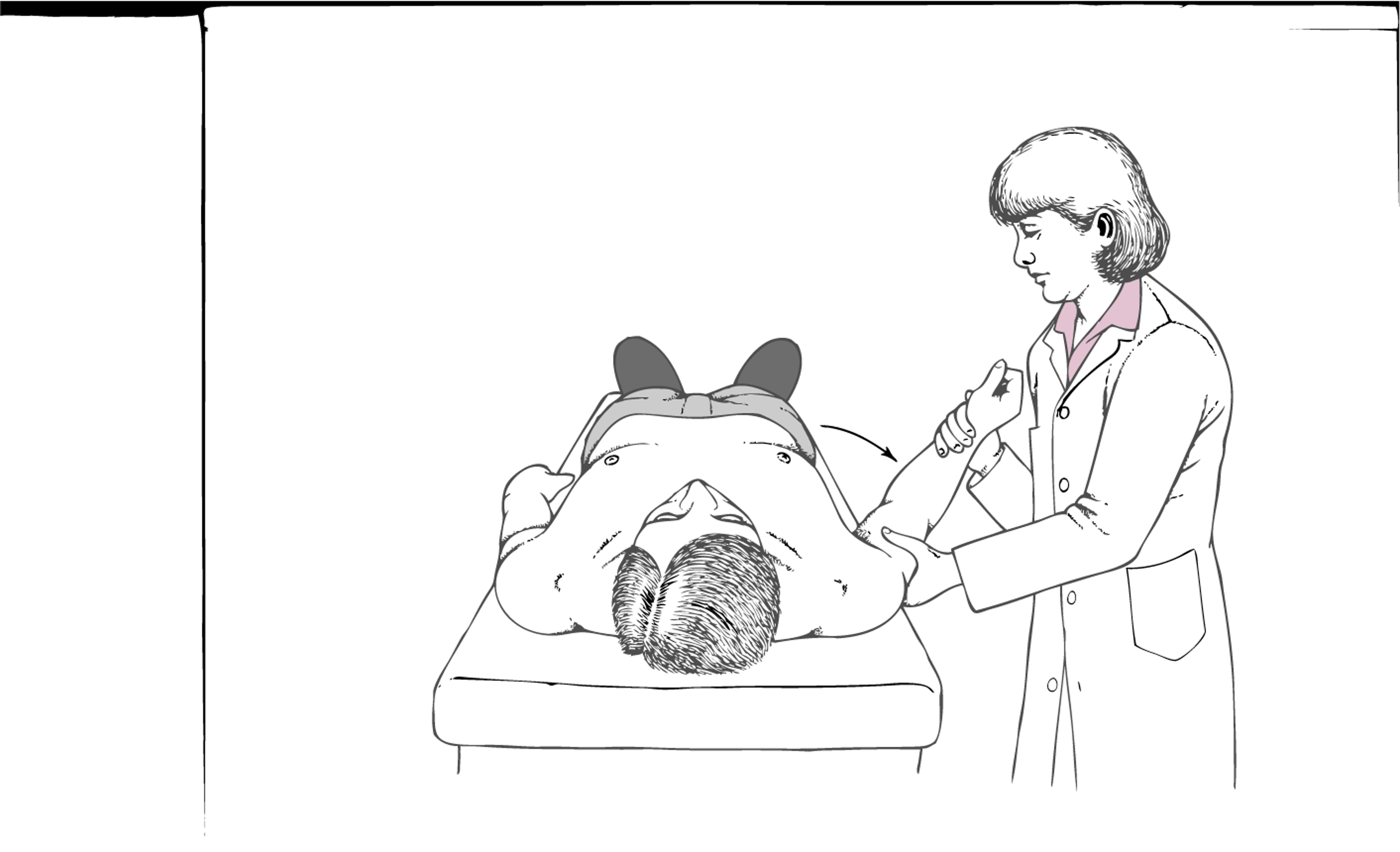 Remettre une épaule en place : Technique de Hennepin