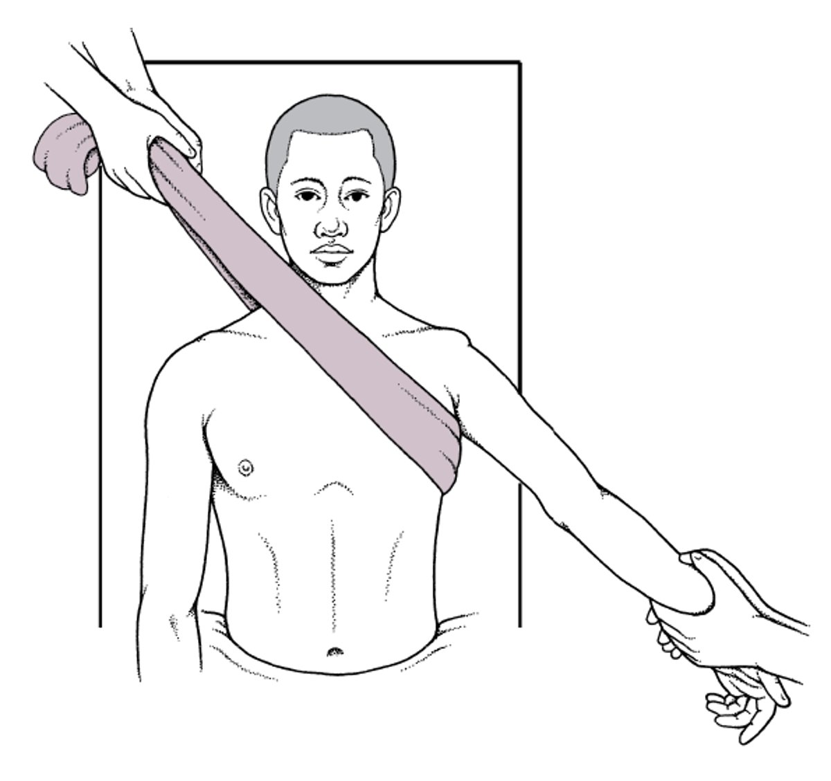 Remettre une épaule en place : Traction-contre-traction