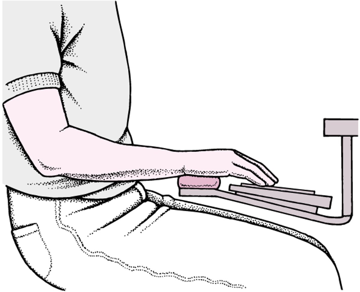 الوضعيَّةُ المناسبة للوحة المفاتيح