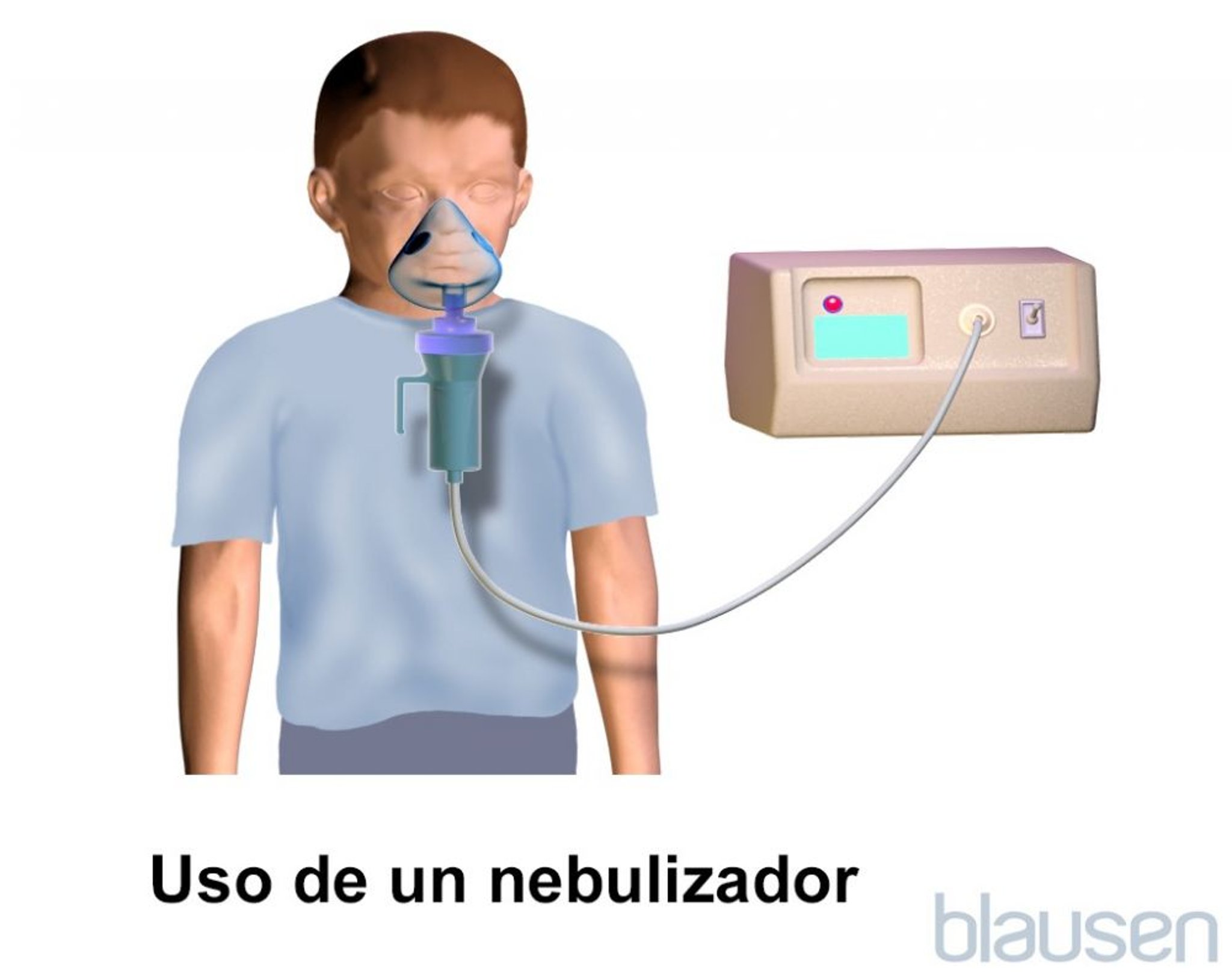 Máscara nebulizadora infantil