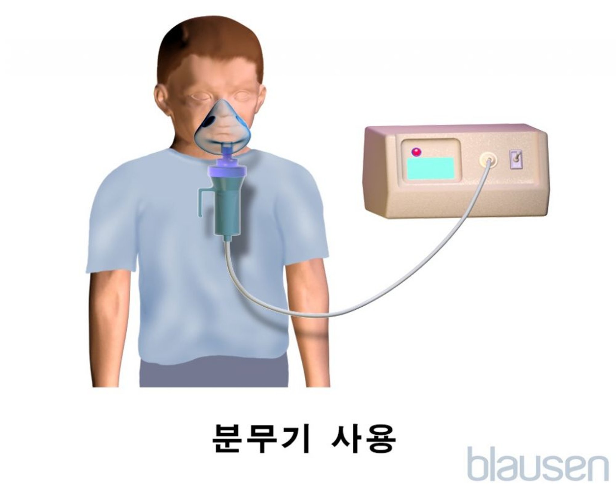 소아용 분무기 마스크