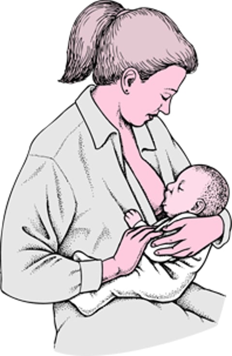 Posicionamento do bebê na amamentação