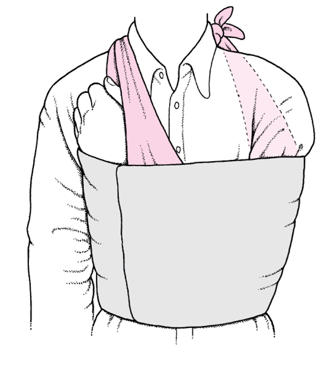 つり包帯と固定帯