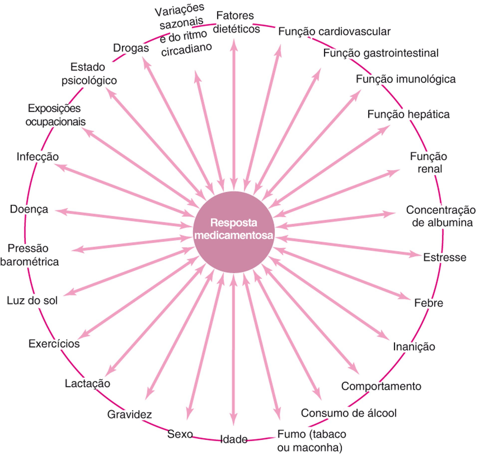 Muitos fatores afetam a resposta ao medicamento