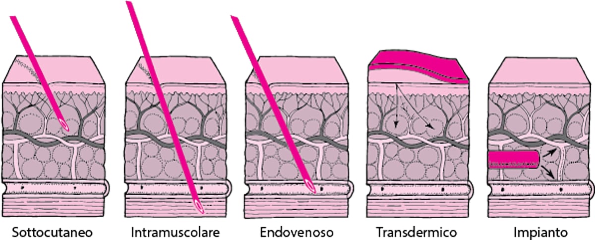 Somministrazione transcutanea