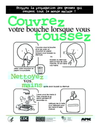Couvrez votr bouche lorsque vous toussez