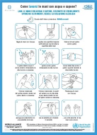 COME LAVARE LE MANI
