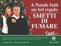 A Natale fatti un bel regalo. Smetti di fumare