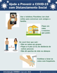 Ajude a Prevenir a Covid-19 com Distanciamento Social