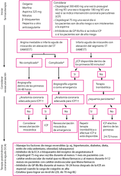 Aproximación a los síndromes coronarios agudos